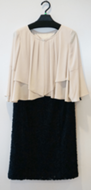 SHATLE HOUSE フリルシフォンドレス