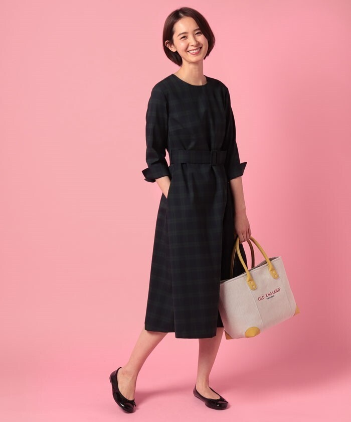 OLD ENGLAND クールウールワンピース