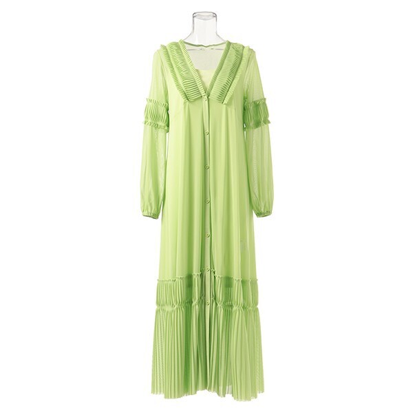 VIVIENNE TAM SOLID NETTING ドレス