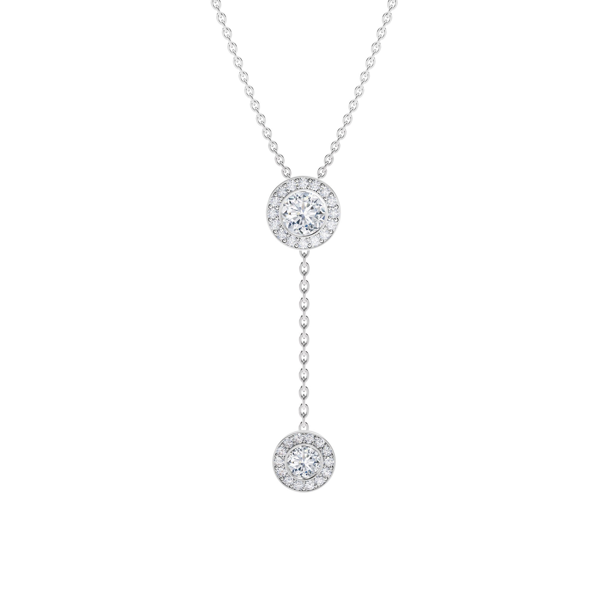 Forevermark フォーエバーマーク Two D? コレクション パヴェ ペンダント