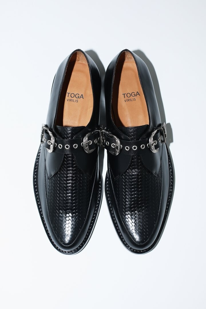 TOGA VIRILIS DOUBLE BUCKLE SHOES