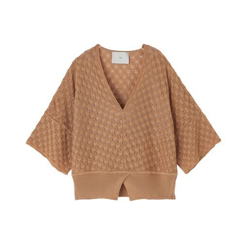 TAN POINTALE V/N TEE & CAMI