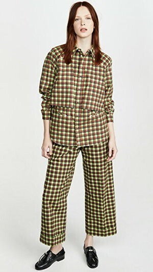 TOGA PULLA Broad Western Check Shirt