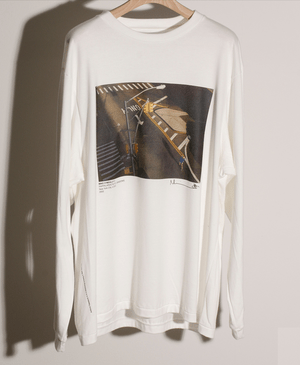 JANE SMITH PAPPALARDO NYC SHADOWS. L/S 長袖プリントTシャツ