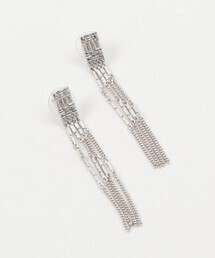 Grosse TADASHI SHOJI×Grosse フリンジ ピアス プラチナ