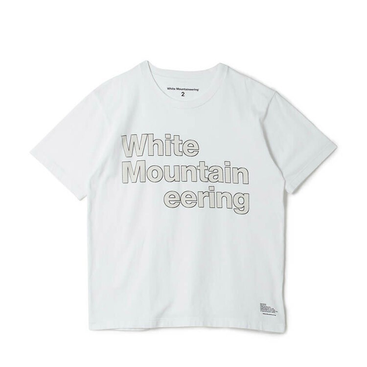 White Mountaineering PRINTED T-SHIRT ’STITCHED LOGO’