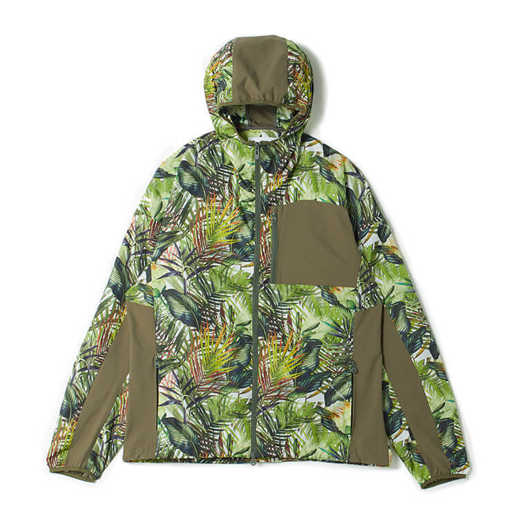 White Mountaineering BOTANICAL PRINTED HOODED PARKA