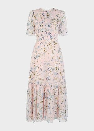 Hobbs London SILK BLOSSOM DRESS