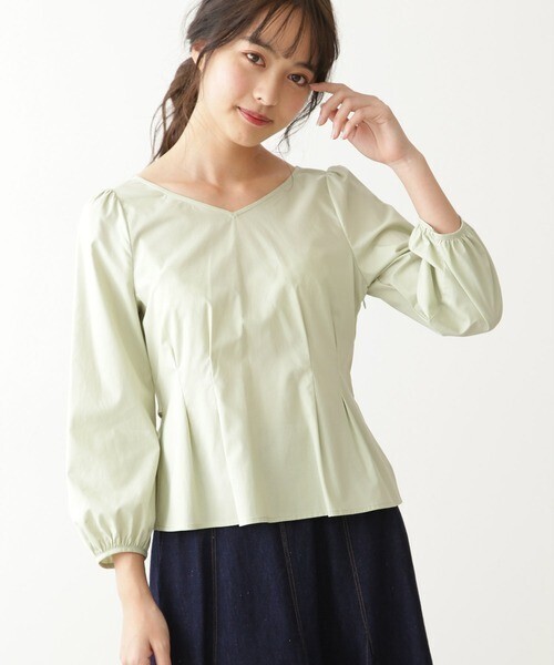 JILLSTUART バックタイブラウス