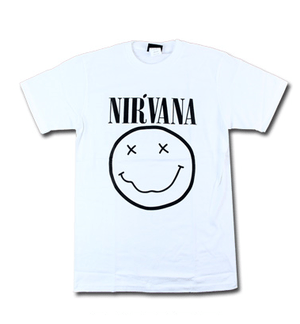 NIRVANA 半袖ロックTシャツ