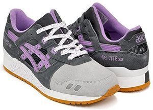 asics Tiger GEL-LYTE III　DARK GREY/SHEER LILAC