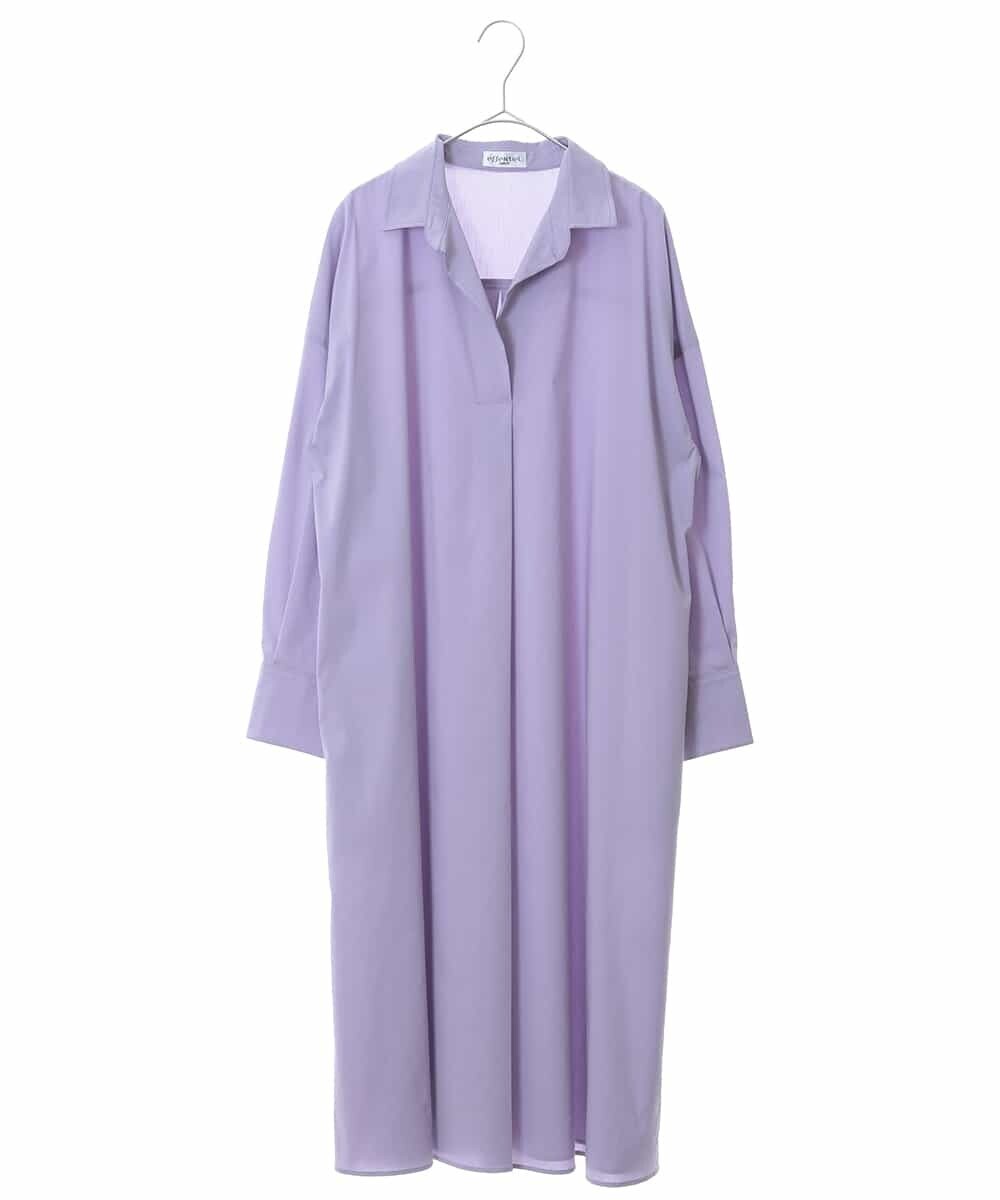 HIROKO BIS スキッパーシャツワンピース