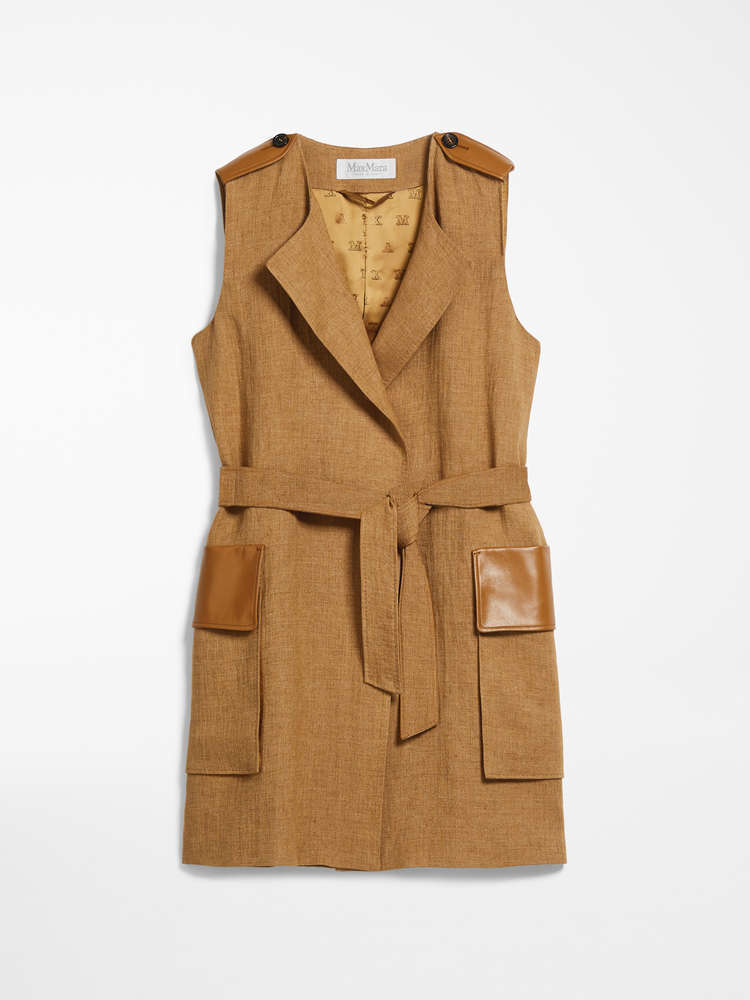 Max Mara ピュア リネン ジレ