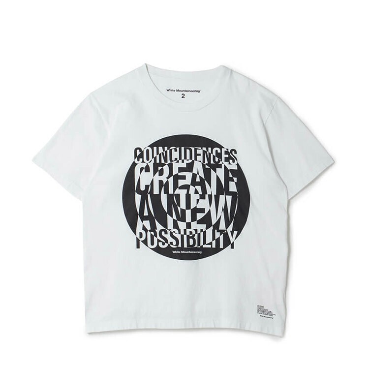 White Mountaineering PRINTED T-SHIRT ’CIRCLE’