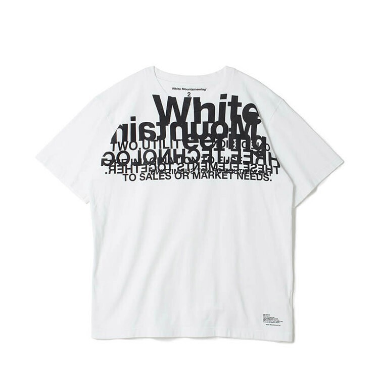 White Mountaineering LOGO LAYERED PRINTED T-SHIRT