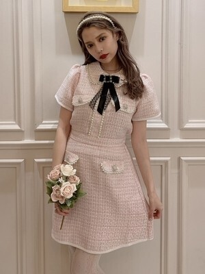 Swankiss TS piping tweed O/P