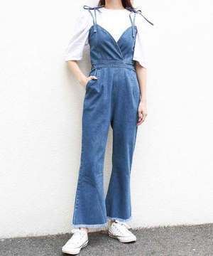 MODE ROBE デニムサロペット