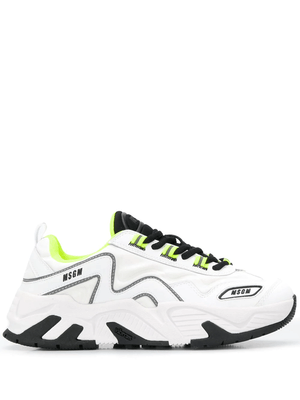 MSGM Attack panelled chunky sneakers