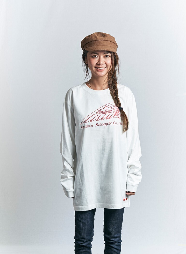 INDIAN インディアン ベーシック ロングスリーブ Tシャツ