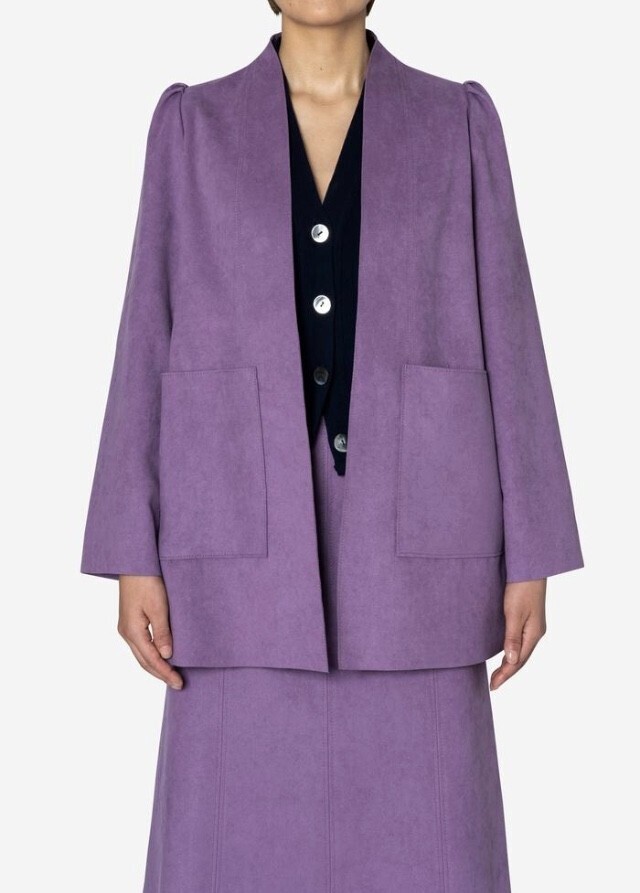 GREED International Soft Suede Jacket in Light