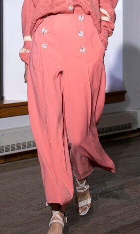 ADEAM Salmon Pink Sailor Pant