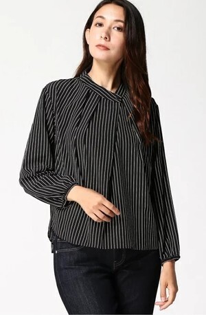 DoublefaceTokyo アシンメトリーネックブラウス