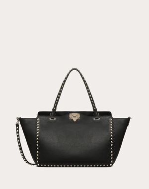 VALENTINO ロックスタッズ グレイン ミディアム バッグ