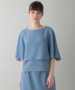 HIROKO KOSHINO ダブルアムンゼンストレッチブラウス