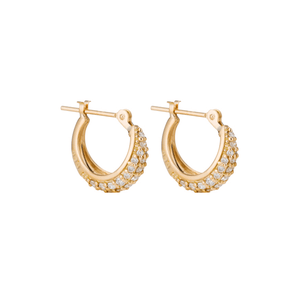 festaria bijou SOPHIA K18イエローゴールド ダイヤモンド ピアス