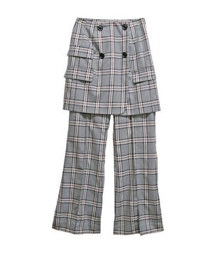 AULA AILA レイヤードパンツ