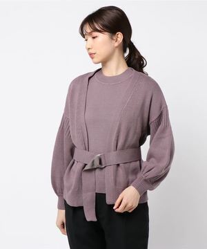 LADYMADE ボリュームリブスリーブニットアンサンブル