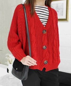 MODE ROBE ケーブルカーディガン