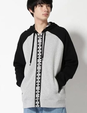 GUESS (M)ROY ZIP-FRONT HOODED PARKA