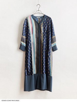STELLA CIFFON komon scarf print dress