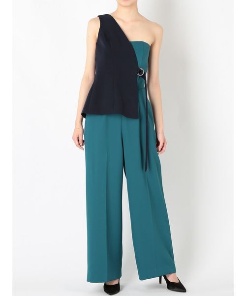 LagunaMoon LADYアシンメトリービスチェワイドパンツドレス