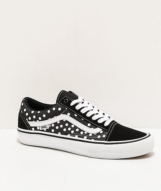 VANS VANS x Baker Old Skool Dollin Pro Black Polka Dot Skate Shoes
