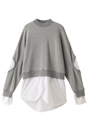 nagonstans Soft Sweatシャツコンビプルオーバー