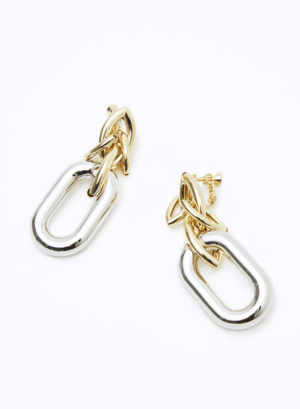ROOM horn chain metal earring
