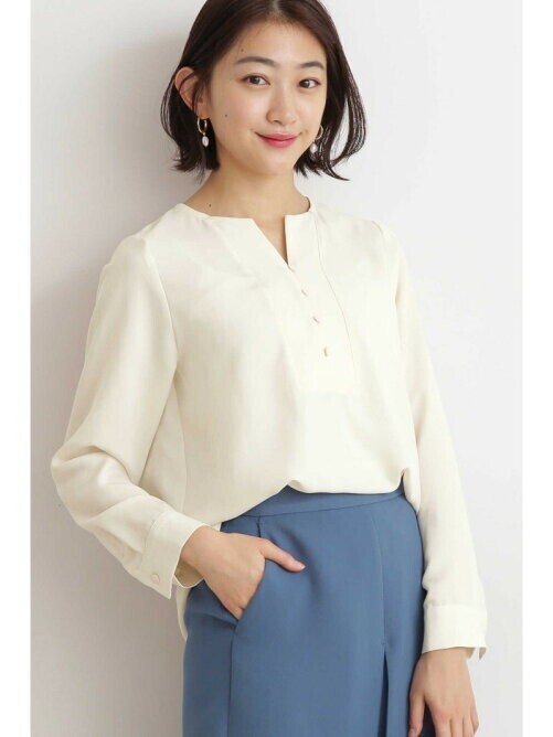 N.Natural Beauty Basic* ガルーダツイルシャツ