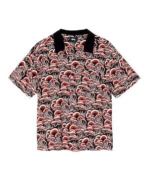 STUSSY CORAL PATTERN SHIRT