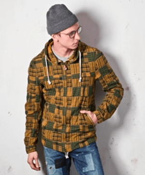 MR.OLIVE OVERDYED MARINE PARKA JACKET