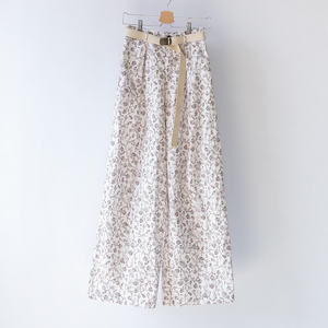 MANON ORIGINAL FLOWER WIDE PANTS