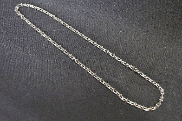 TIFFANY & Co. Tナローチェーン　ネックレス シルバー