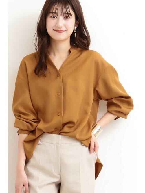 N.Natural Beauty Basic* 麻調オーバーシャツ