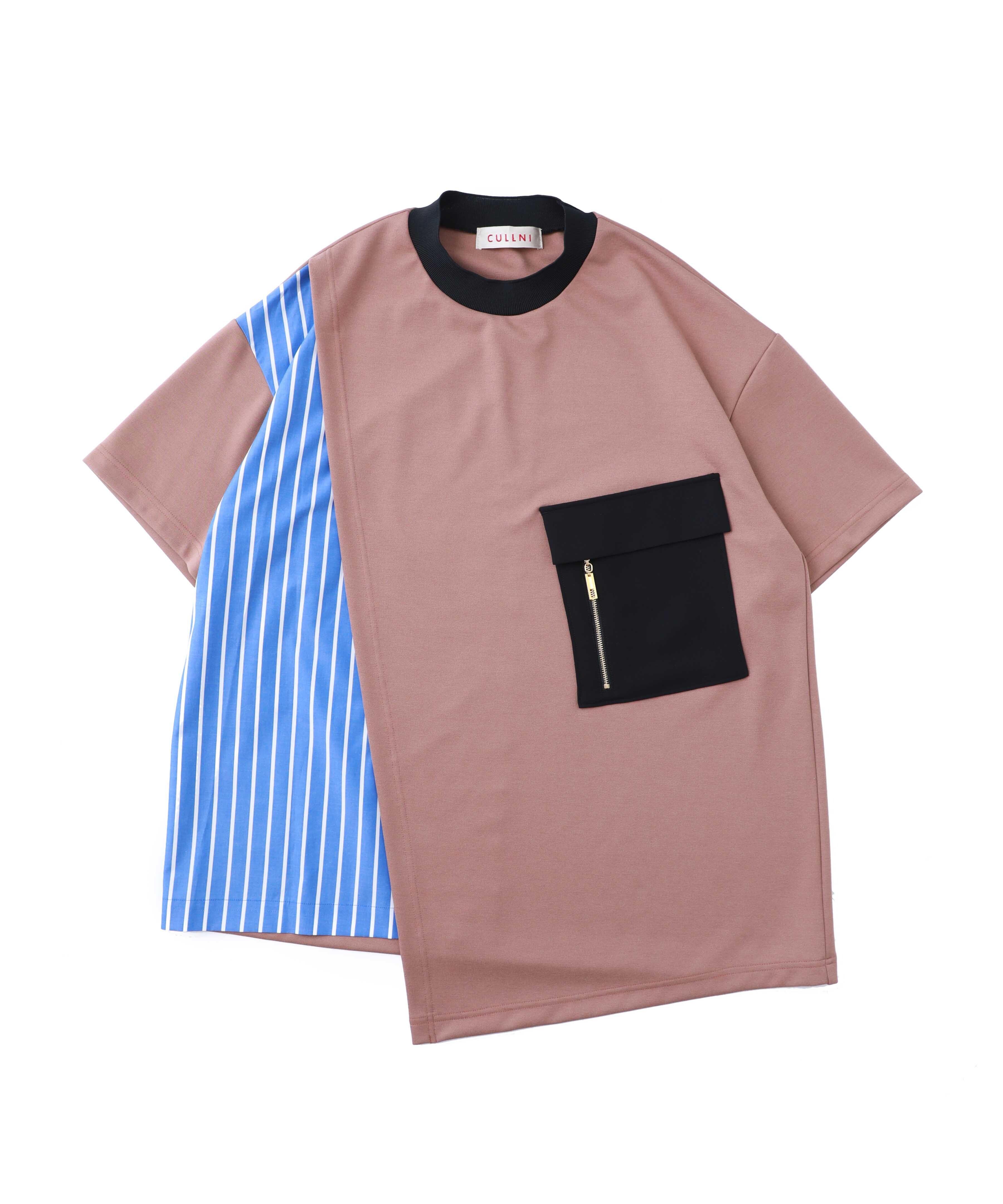 CULLNI STUDIOUS限定 ストライプコンビプルオーバー