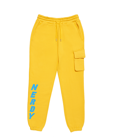NERDY Brushed Jogger Pants Yellow