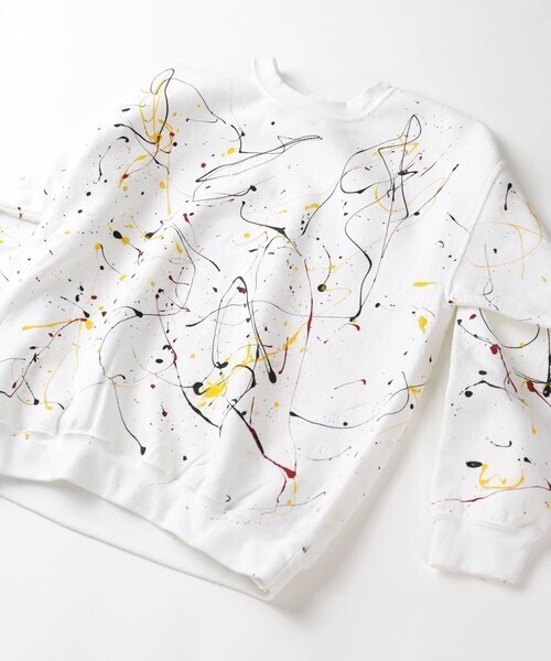 FREAK’S STORE スプラッターペンキクルーネック/Crew Neck Sweat/スウェット/トレーナー