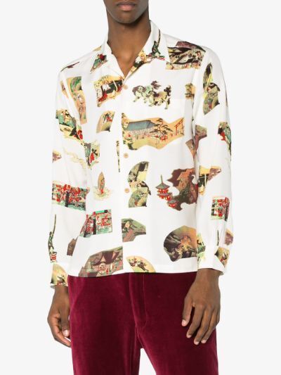 WACKO MARIA Japan Print Hawaiian Shirt