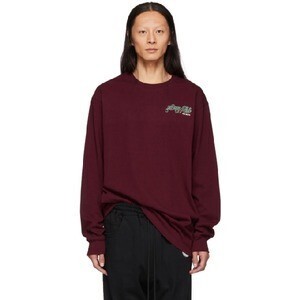 SONG FOR THE MUTE Burgundy Nothing Edition Pho Long Sleeve T-shirt