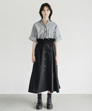 NATSUMI ZAMA SK001 [1/2] HALF - Gather Skirt